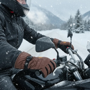 دستکش موتورسواری طرح W کد 2060