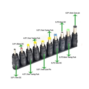 فیش تبدیل آداپتور مدل 5.5mm مجموعه 8 عددی