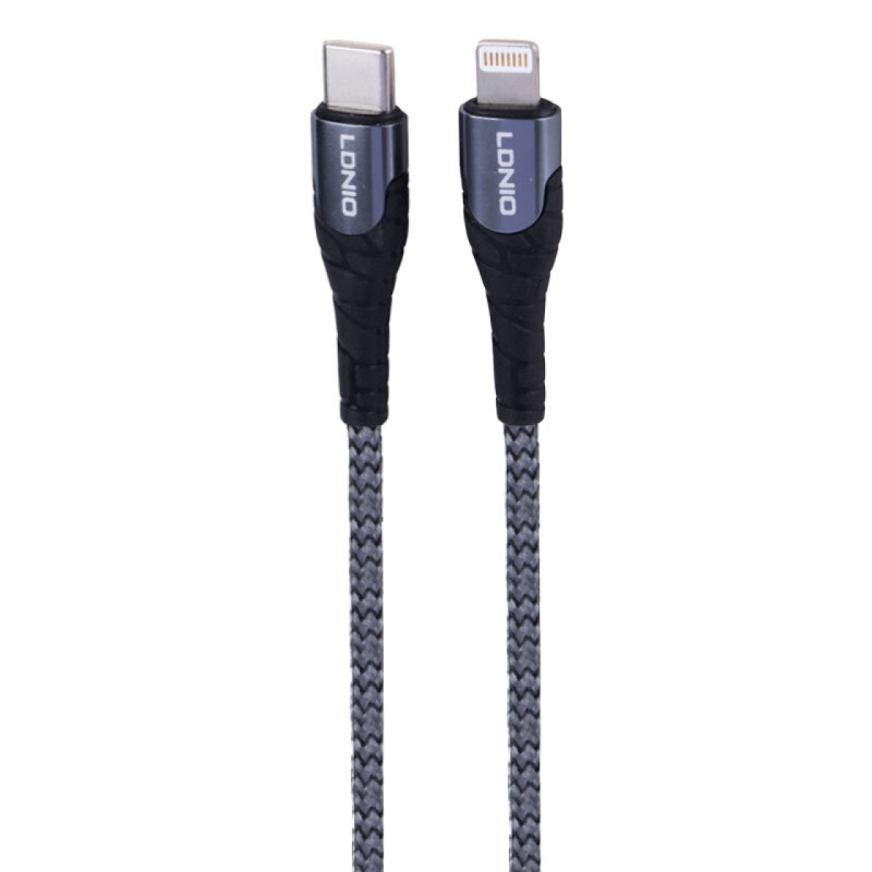 کابل تایپ سی به لایتنینگ فست شارژ الدینیو مدل LC112