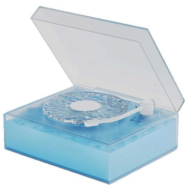  اسپیکر بلوتوثی و چراغ خواب رومیزی شانک‌سیا مدل Round-X08 طرح گرامافون 