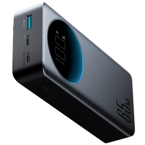  پاور بانک سوپر فست شارژ تایپ سی و یو اس بی 65 وات 30000 همراه با کابل دوسر تایپ سی جویروم مدل JR-PBF05 