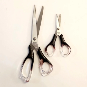 قیچی خیاطی مدل دسته عسلی بسته 2 عددی