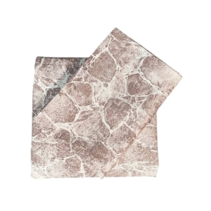 ست ملحفه کشدار یکنفره تترون 2 تکه Cheshik+کش اضافه مدل ماربل سنگی سایز 90*200 سانتی متر