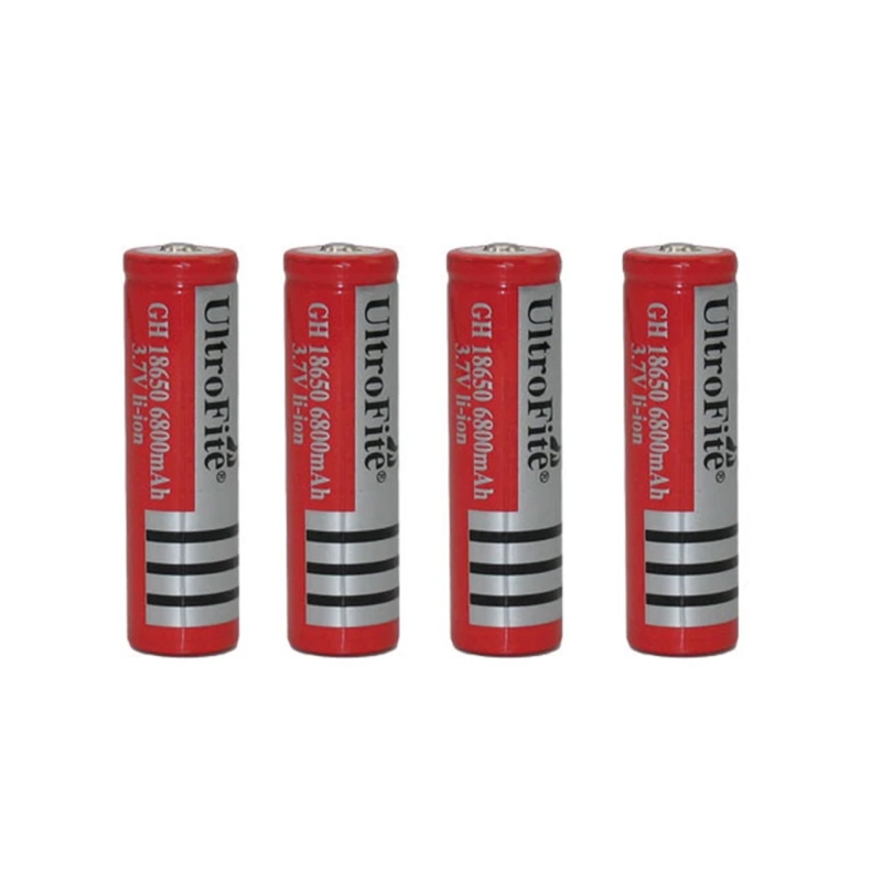 باتری لیتیوم یون اولترا فایت مدل 18650 ظرفیت 6800 میلی آمپر ساعت بسته 4 عددی