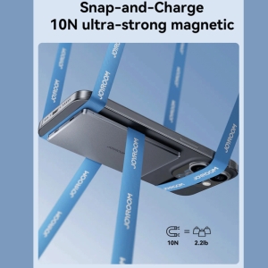  پاوربانک مگنتی 15 وات و تایپ سی 20 وات فست شارژ 5000 فوق‌العاده ظریف جویروم مدل  JR-PBM08 