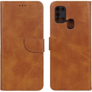 کیف چرمی مگنتی محافظ لنزدار مناسب برای مدل Samsung Galaxy A21s