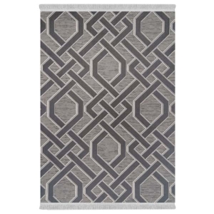 فرش پارچه‌ای دفه مدل فرشینه هازان مخمل طرح فانتزی کد 3071