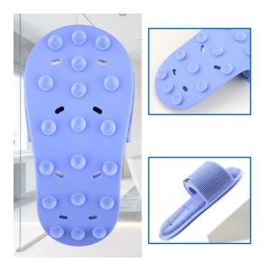دمپایی ماساژور و شوینده مدل سیلیکونی بسته یک عددی