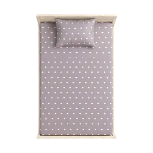 ست ملحفه کشدار و روبالشی طرح قلب سایز ۲۰۰*۹۰