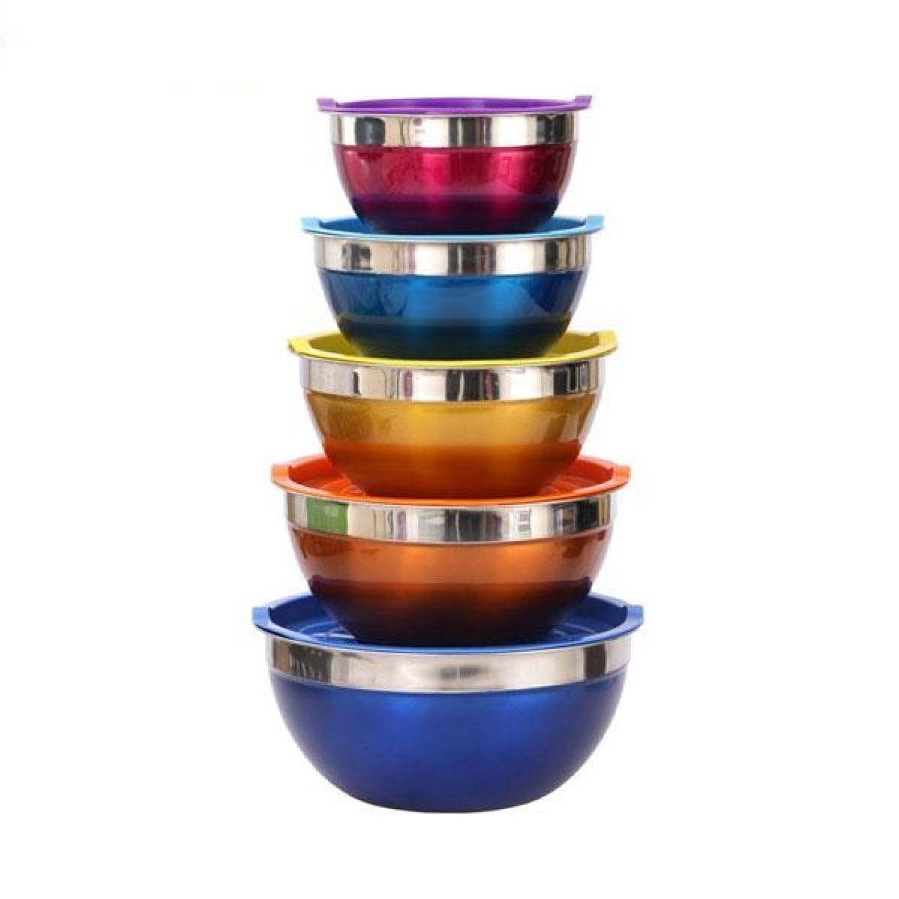 سرویس کاسه رنگی یونیک مجموعه پنج عددی