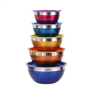 سرویس کاسه رنگی یونیک مجموعه پنج عددی