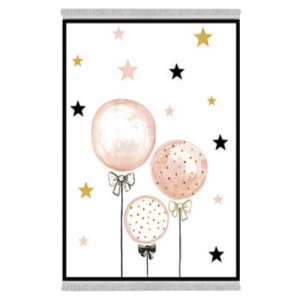 فرش پارچه‌ای دفه مدل فرشینه طرح فانتزی کد 8105