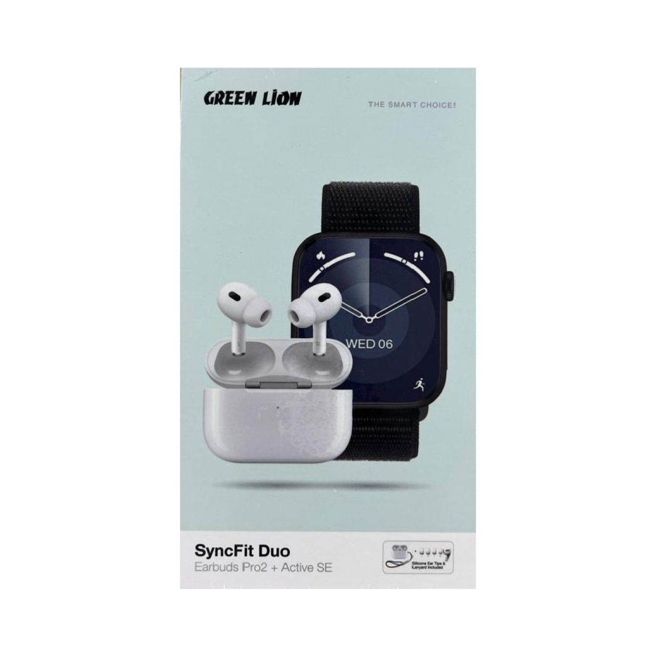 پک ساعت هوشمند و ایرپاد گرین لاین مدل سینک فیت Greenlion SyncFit DUO