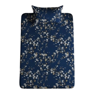 ملحفه تشک یکنفره طرحدار Cheshik + روبالشی مدل شاخه سایز 90*200 سانتی متر