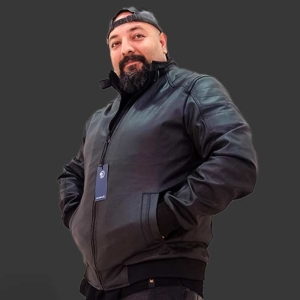  کت چرم مردانه مدل علیرام