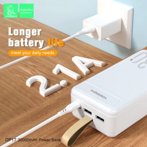 پاوربانک وی دنمن وی مدل DP17 ظرفیت 30000 میلی آمپرساعت با بند آویز