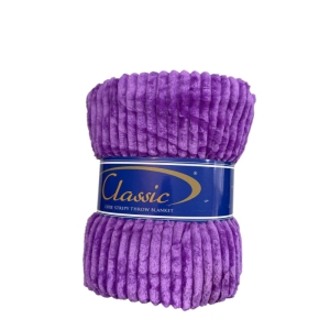 پتو مسافرتی تک نفره مدل پلیسه تک رنگ کد Bl040101