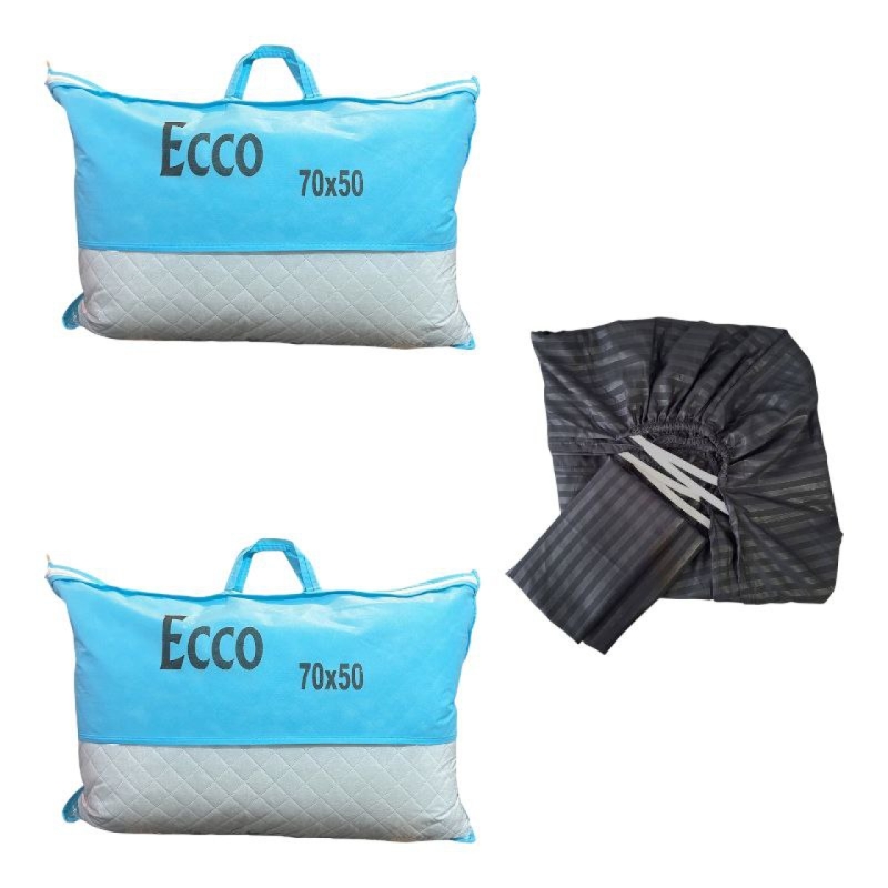 پکیج ملحفه هتلی دونفره 5 تکه Cheshik  با روبالشی و بالش  مدل کشدار سایز 160*200