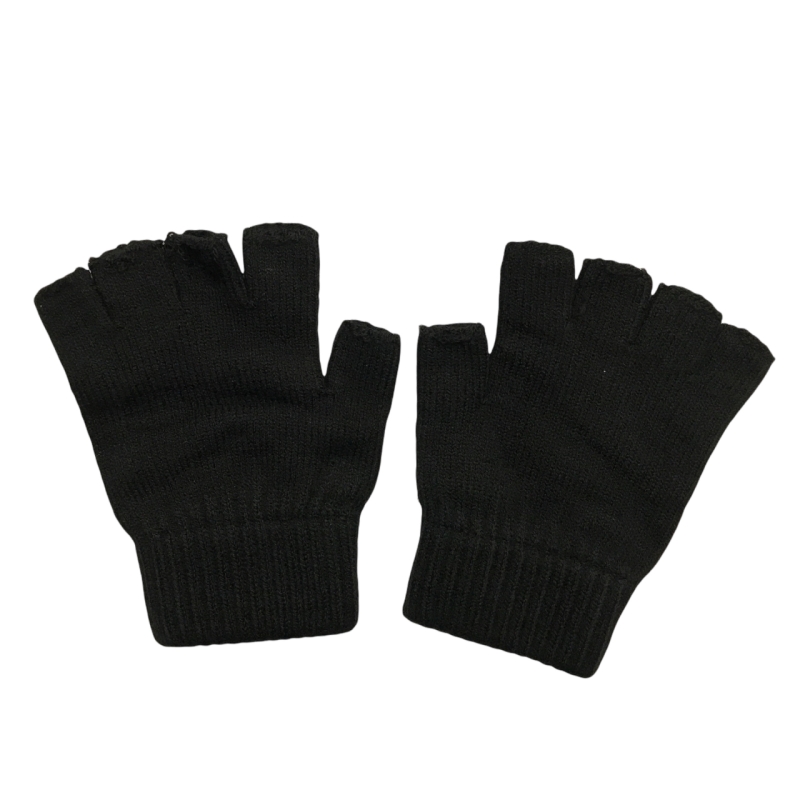 دستکش بافتنی مدل نیم انگشتی کد 893