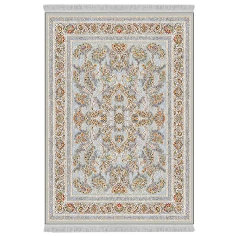 فرش پارچه‌ای دفه مدل فرشینه هازان مخمل طرح فانتزی کد 3303