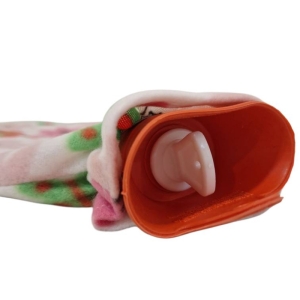 کیسه آب گرم 2 لیتری روکش دار مدل گلبرگ و پروانه