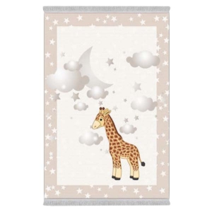 فرش پارچه‌ای دفه مدل فرشینه طرح فانتزی کد 8130