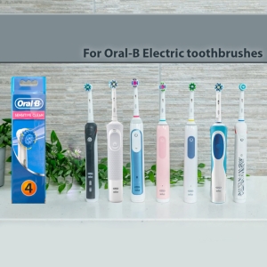 سری یدک مسواک برقی اورال بی مدل Sensitive Clean بسته 4 عددی