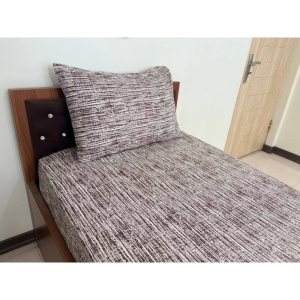 ست ملحفه کشدار و روبالشی طرح بالین سایز ۲۰۰*۹۰