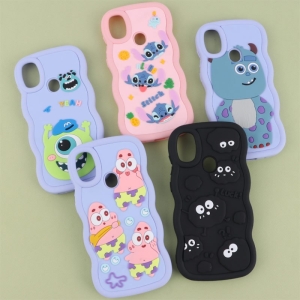 کاور موج دار عروسک برجسته مناسب برای گوشی موبایل سامسونگ مدل Samsung Galaxy A11