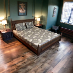 ملحفه دونفره کشدار تخت 180 + روبالشی و کش اضافه نظم دهنده Cheshik مدل سوسن