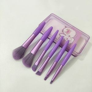 ست براش  میشا مدل مینی مجموعه 6 عددی رنگ بنفش