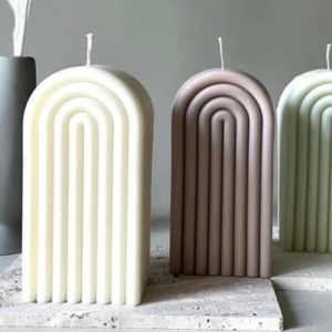 شمع مدل رنگین کمان