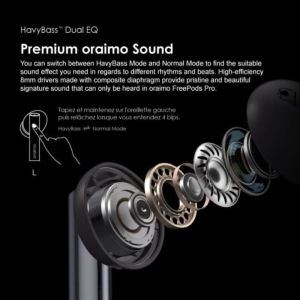 هندزفری بلوتوثی اُرایمو مدل FreePods Pro