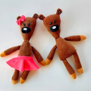 عروسک مدل تدی مستربین بسته ی ۲ عددی