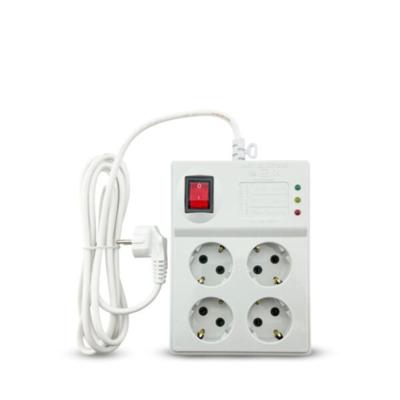 محافظ ولتاژ کامپیوتر 4 خانه پارت الکتریک با کابل 3 متری کد 894