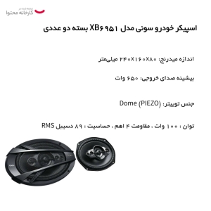اسپیکر خودرو سونی مدل XB6951 بسته دو عددی