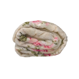 پتو یکنفره سبک مسافرتی ژله ای TISA مدل گلدار سایز 150*220 سانتی متر