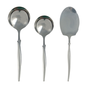 سرویس 70 پارچه قاشق چنگال یونی هوم مدل پاپیونی 12 نفره