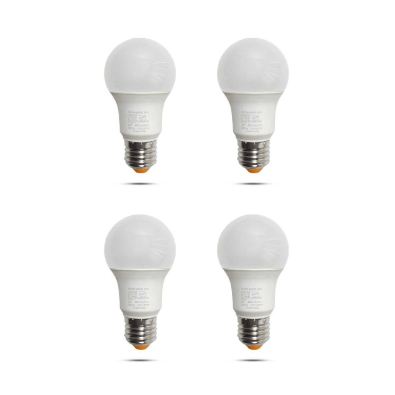 لامپ حبابی ال ای دی 7 وات نمانور مدل A55 پایه E27 مجموعه 4 عددی