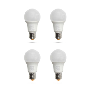 لامپ حبابی ال ای دی 7 وات نمانور مدل A55 پایه E27 مجموعه 4 عددی