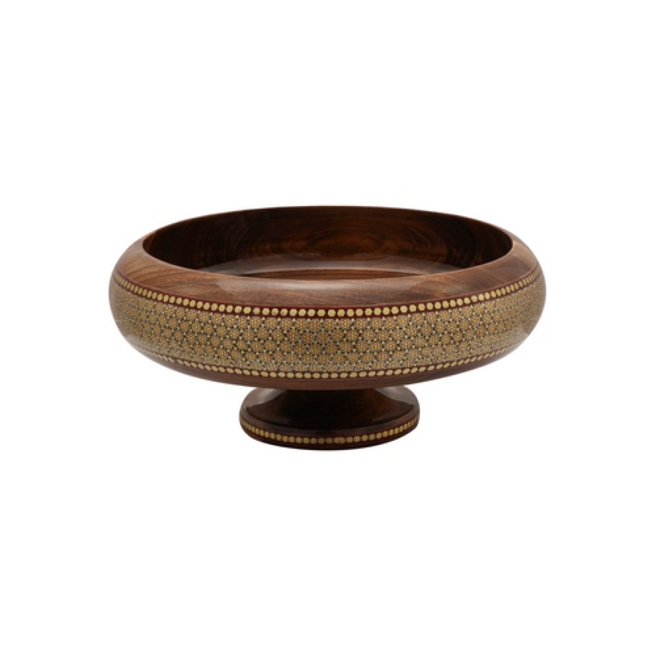 میوه خوری چوب و خاتم مدل J1607