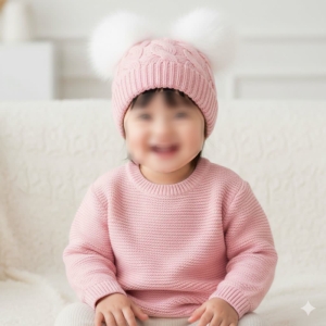 کلاه بافتنی بچگانه مدل توخز کد 3130