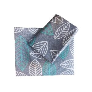 ملحفه تخت یکنفره کشدار Cheshik + روبالشی مدل ماکا تترون نساجی بروجرد