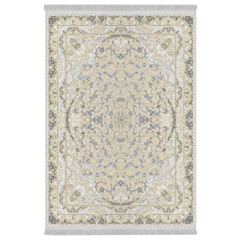 فرش پارچهای دفه مدل فرشینه هازان مخمل طرح فانتزی کد 3309