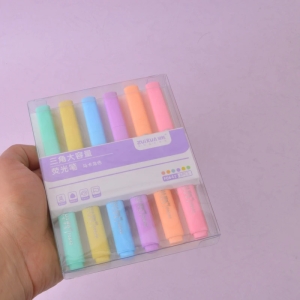 ماژیک علامت گذار ژیخوآ مدل پاستلی کد F0642 بسته 6 عددی