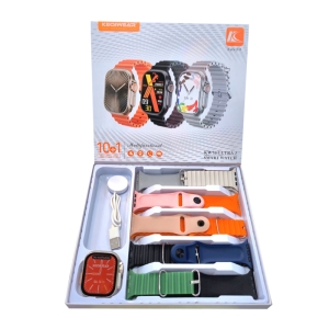 ساعت هوشمند الترا کگیویر مدل KW70 ultra3 با 10 بند متنوع