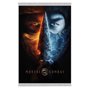 فرش پارچه‌ای دفه مدل فرشینه طرح فانتزی کد 8258