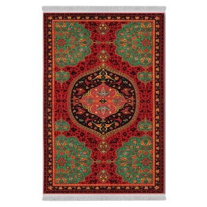 فرش پارچه‌ای دفه مدل فرشینه طرح مدرن کد 8091