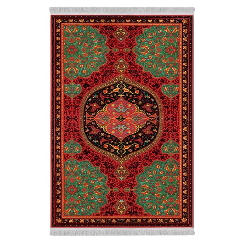 فرش پارچه‌ای دفه مدل فرشینه طرح مدرن کد 8091