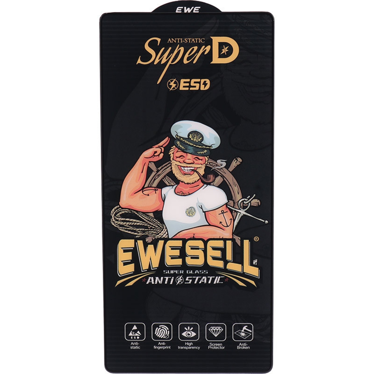 محافظ صفحه نمایش گلس آنتی استاتیک مدل Ewesell مناسب برای گوشی سامسونگ Samsung Galaxy S25 Ultra